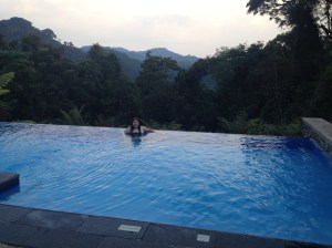 Did I mention the hotel had an infinity pool?